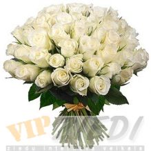 ziedu piegāde: Baltu rožu pušķis: 119.00 €
